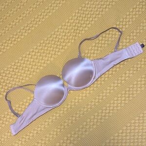Silky skin tone Victorias Secret bra fully adjustable straps. Rarely worn. 34D